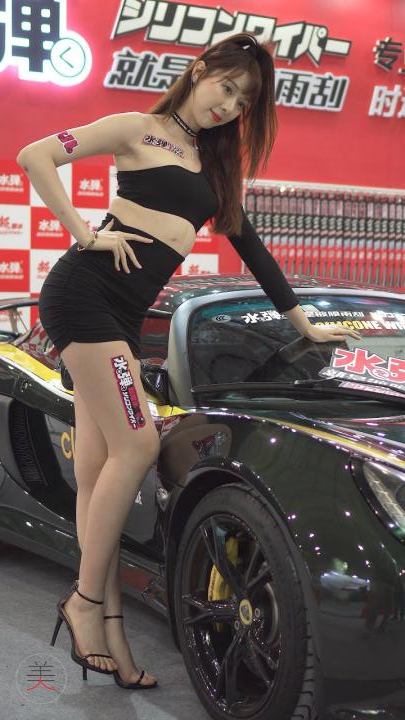 4K 2020 東莞AIT改裝車展 Auto Salon 레이싱모델 Racing Model 13-神兽街拍