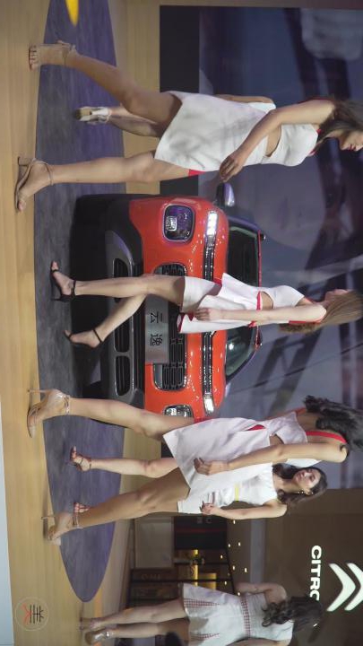 4K 2018廣州國際車展 레이싱모델 Racing Model Showgirl Citroën車模03 모터쇼-神兽街拍