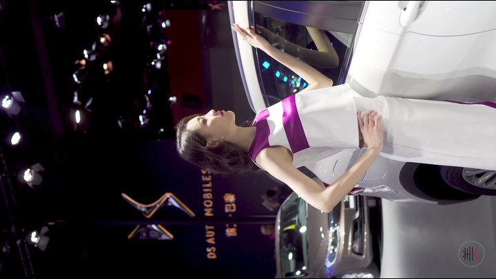 4K 2018廣州國際車展 레이싱모델 Racing Model Showgirl 觀致車模04 GuangZhou auto show 모터쇼 広州モーターショー-神兽街拍