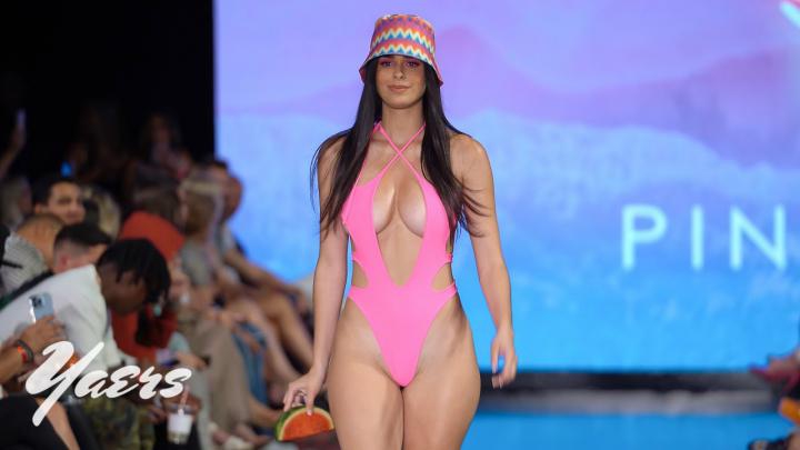 Pink Melon Swimwear Fashion Show – Miami Swim Week 2022 – Art Hearts Fashion – Full Show 4K-神兽街拍